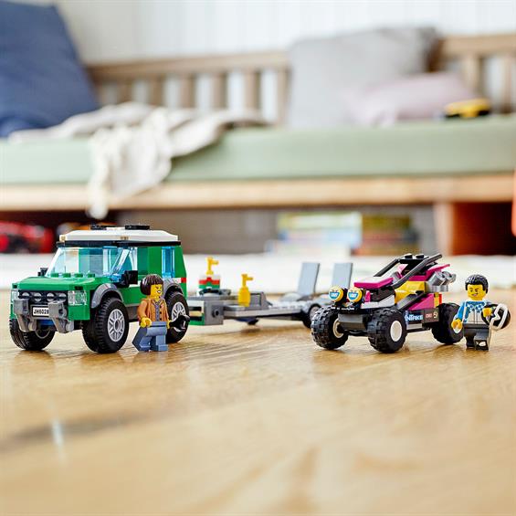 Конструктор LEGO® City Great Vehicles Транспортер гоночного багі 210 деталей (60288) - зображення 5