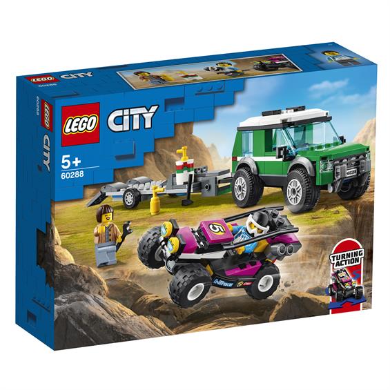 Конструктор LEGO® City Great Vehicles Транспортер гоночного багі 210 деталей (60288) - зображення 8
