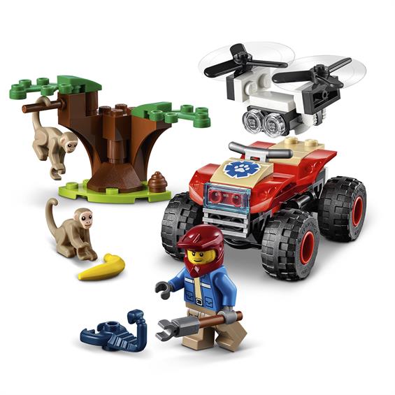 Конструктор LEGO® City Wildlife Рятувальний всюдихід для порятунку звірів 74 деталі (60300) - зображення 2