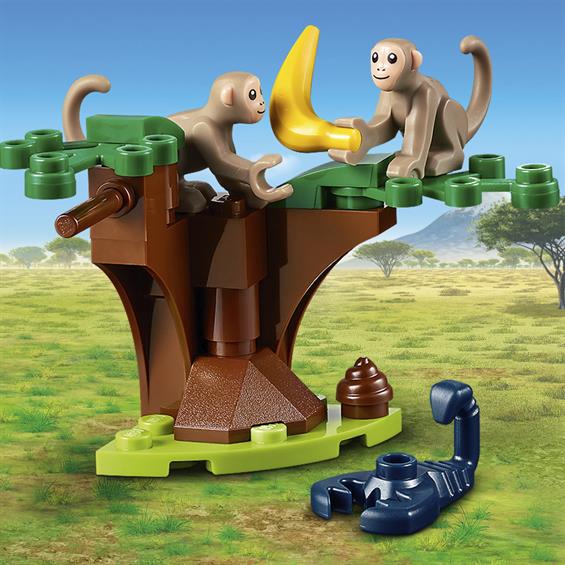 Конструктор LEGO® City Wildlife Рятувальний всюдихід для порятунку звірів 74 деталі (60300) - зображення 6