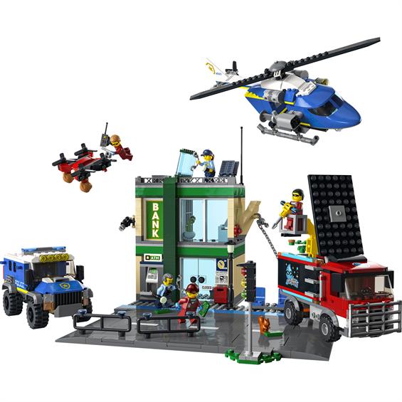 Конструктор LEGO® City Police Поліцейська погоня у банку 915 деталей (60317) - зображення 3