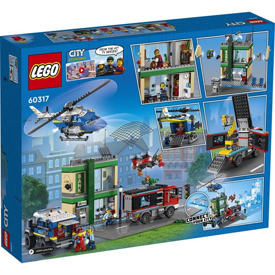 Конструктор LEGO® City Police Поліцейська погоня у банку 915 деталей (60317) - зображення 11