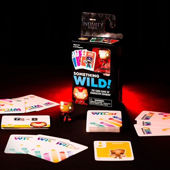 Настільна гра з картками Funko Something Wild! Війна нескінченності з фігуркою Залізної людини (60495) - зображення 11