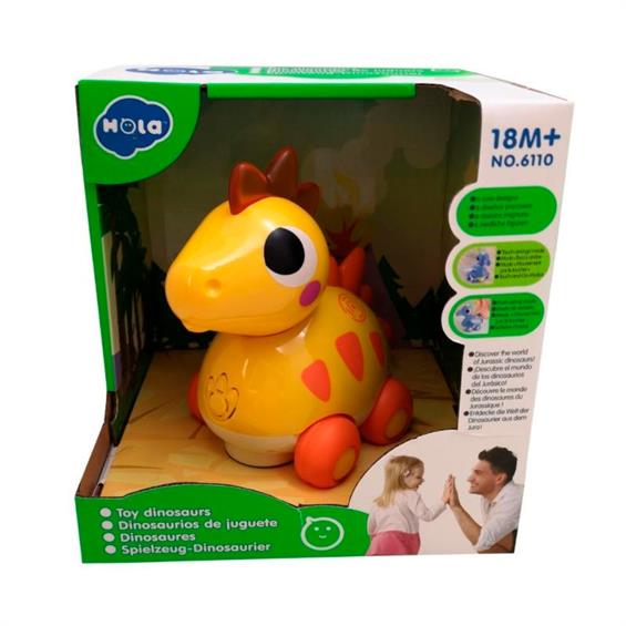 Інтерактивна іграшка Hola Toys Стегозавр (6110D) - зображення 6