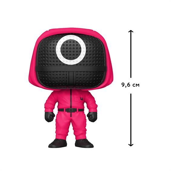 Ігрова фігурка Funko Pop! Гра в кальмара Червоний солдат у масці 10 см (64799) - зображення 1