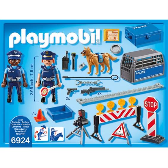 Конструктор Playmobil City Action Поліцейський дорожний блокпост, 26 деталей (6924) - зображення 2