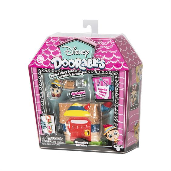 Іграшковий будиночок Disney Doorables Піноккіо з 2 героями та аксесуарами (69413) - зображення 1