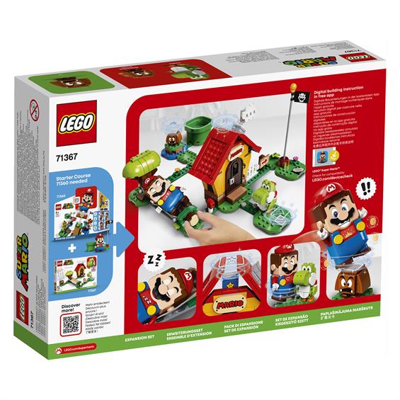 Конструктор LEGO® Super Mario™ Будинок Маріо та Йоші 205 деталей (71367) - зображення 7