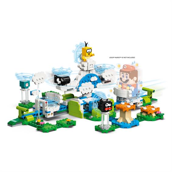 Конструктор LEGO® Super Mario Додатковий рівень Небесний світ Лакіту 484 деталей (71389) - зображення 5