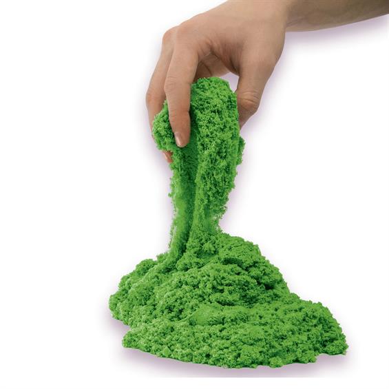 Пісок для дитячої творчості Kinetic Sand Colour зелений 907 г (71453G) - зображення 1
