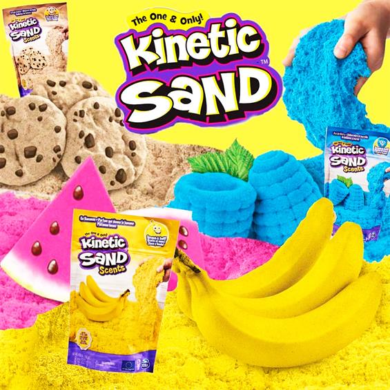 Кінетичний пісок для дітей Kinetic Sand з ароматом Банановий десерт (71473B) - зображення 5