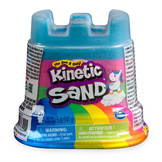 Кінетичний пісок для дітей Kinetic Sand Міні-фортеця різнокольоровий 141 г (71477) - зображення 1