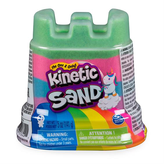 Кінетичний пісок для дітей Kinetic Sand Міні-фортеця різнокольоровий 141 г (71477) - зображення 1