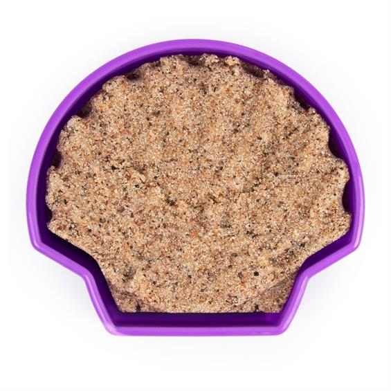 Набір кінетичного піску Kinetic Sand Мушля фіолетова (71482PP) - зображення 1
