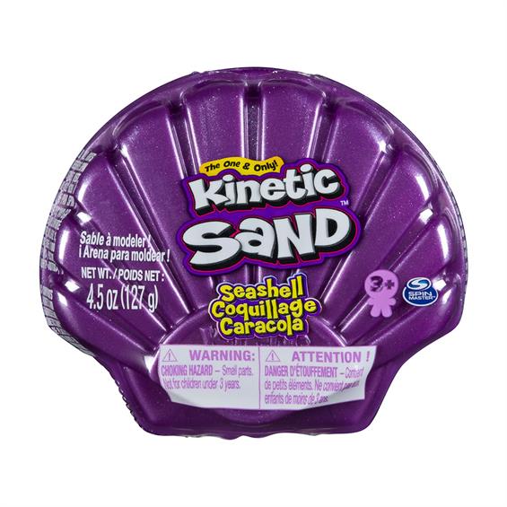 Набір кінетичного піску Kinetic Sand Мушля фіолетова (71482PP) - зображення 1
