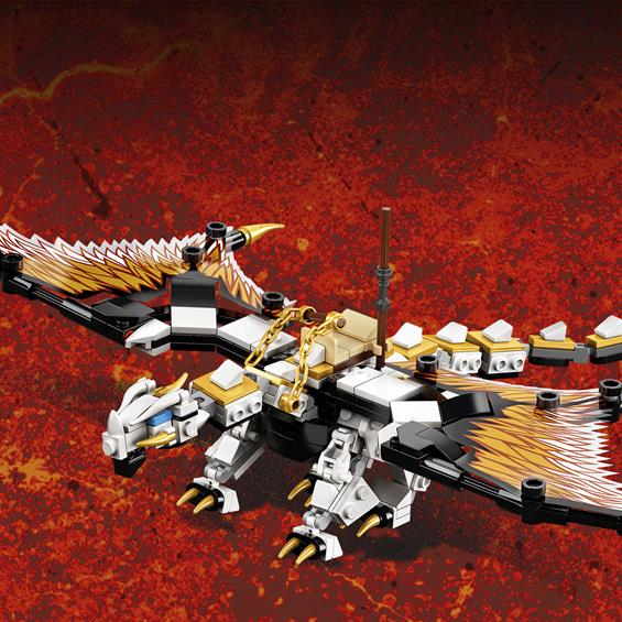 Конструктор LEGO® NINJAGO® Бойовий дракон Майстра Ву 321 деталь (71718) - зображення 8