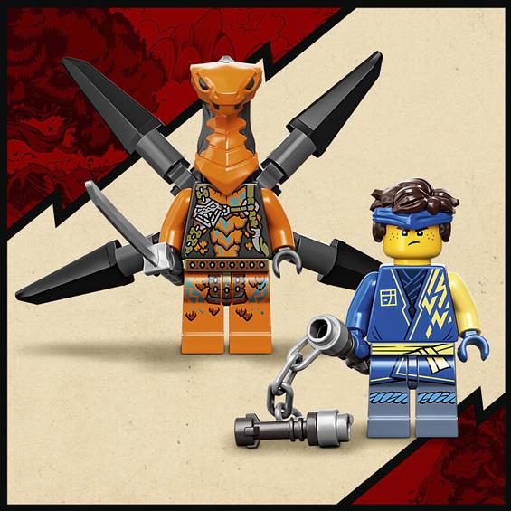 Конструктор LEGO® NINJAGO® Дракон бурі Джея 140 деталей (71760) - зображення 7
