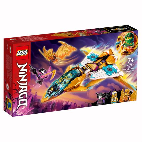 Конструктор LEGO NINJAGO Літак Золотого дракона Зейна 258 деталей