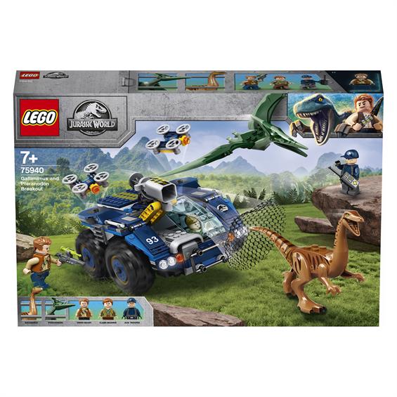 Конструктор LEGO® Jurassic World Втеча галлімімуса і птеранодона 391 деталь (75940) - зображення 4