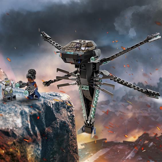 Конструктор LEGO® Marvel Avengers Movie 4 Флаєр-дракон Чорної Пантери 202 деталі (76186) - зображення 7