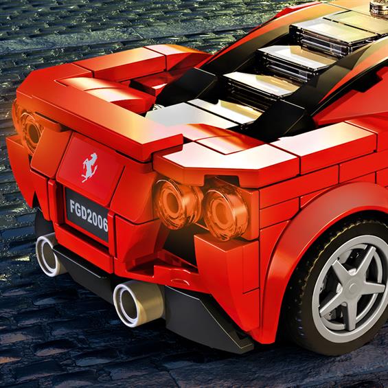 Конструктор LEGO® Speed Champions Автомобіль Ferrari F8 Tributo 275 деталей (76895) - зображення 6