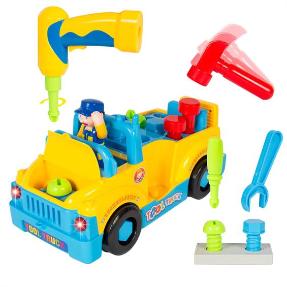 Музична машинка Hola Toys Вантажівка з інструментами (789) - зображення 14