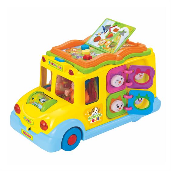 Музична розвивальна іграшка Hola Toys Шкільний автобус (796) - зображення 4
