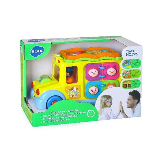 Музична розвивальна іграшка Hola Toys Шкільний автобус (796) - зображення 5