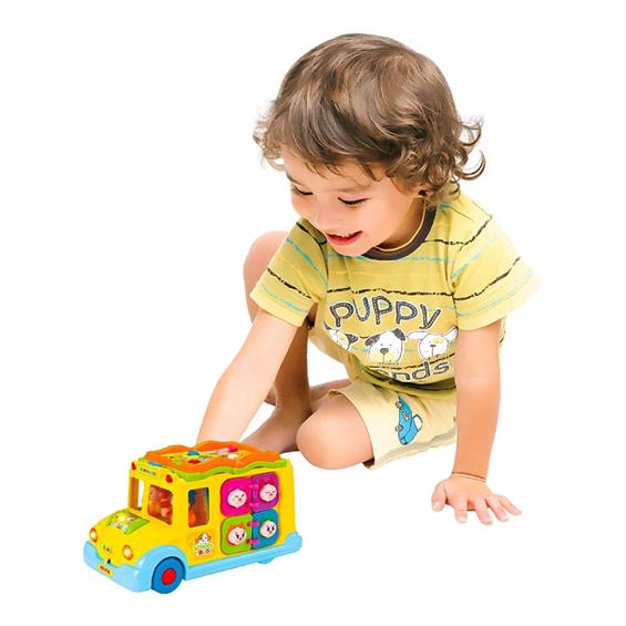 Музична розвивальна іграшка Hola Toys Шкільний автобус (796) - зображення 6
