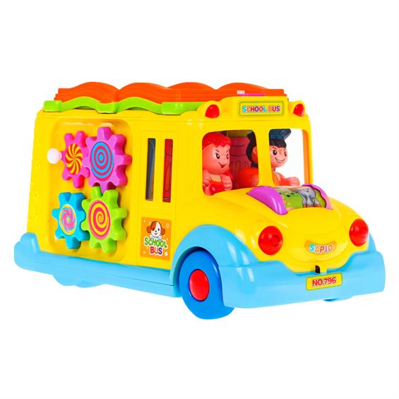 Музична розвивальна іграшка Hola Toys Шкільний автобус (796) - зображення 8