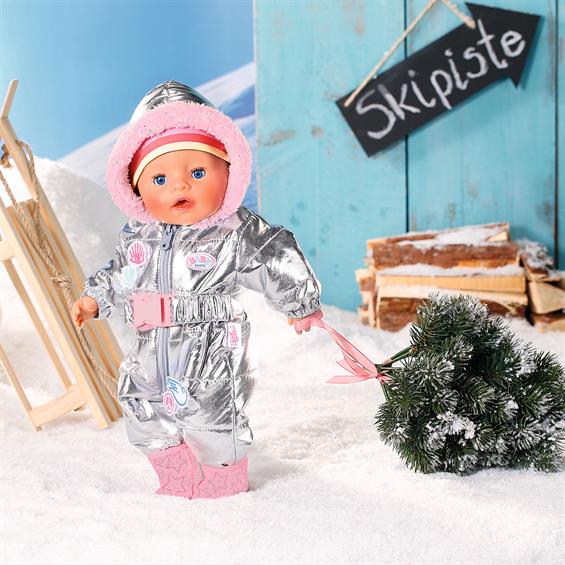 Набір одягу для ляльки Baby Born Зимовий костюм Делюкс 43 см (826942) - зображення 6