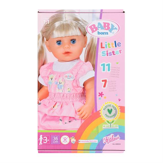 Лялька Baby Born Молодша сестричка з аксесуарами 36 см (828533) - зображення 19