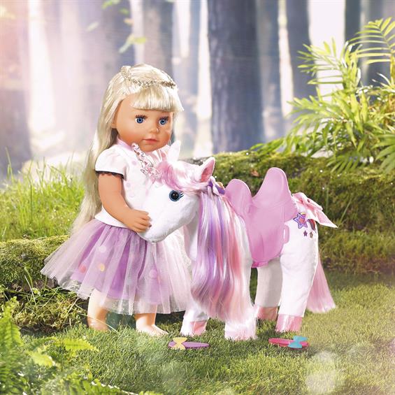 Іграшка для ляльки Baby Born Казковий єдиноріг зі світлом і звуком (828854) - зображення 1