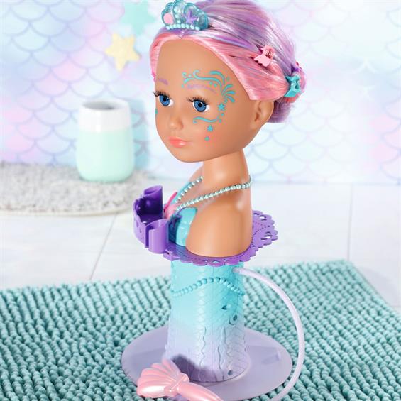 Лялька-манекен Baby Born з автоматичним душем Сестричка-Русалочка 26 см (830550) - зображення 8