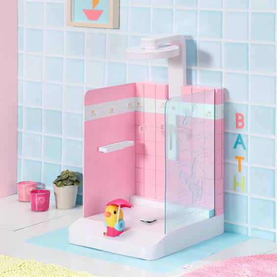 Автоматична душова кабінка для ляльки Baby Born Купаємося з качечкою (830604) - зображення 1