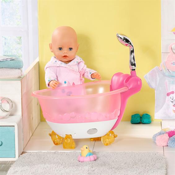 Автоматична ванночка для ляльок Baby Born S2 Забавне купання зі світлом та звуком (831908) - зображення 6