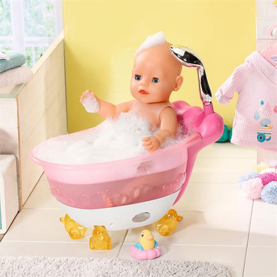 Автоматична ванночка для ляльок Baby Born S2 Забавне купання зі світлом та звуком (831908) - зображення 8
