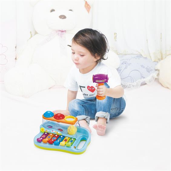 Музична іграшка Hola Toys Ксилофон із кульками (856) - зображення 3