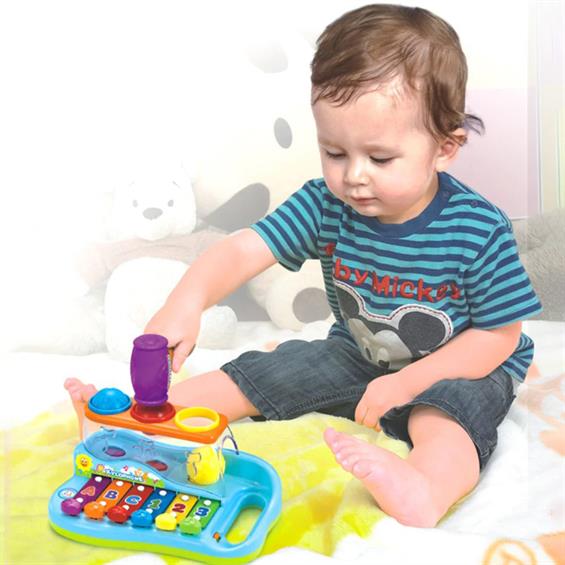 Музична іграшка Hola Toys Ксилофон із кульками (856) - зображення 4