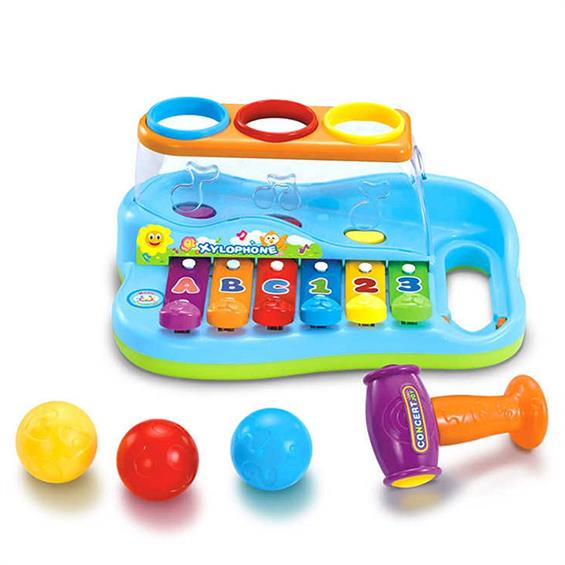 Музична іграшка Hola Toys Ксилофон із кульками (856) - зображення 5