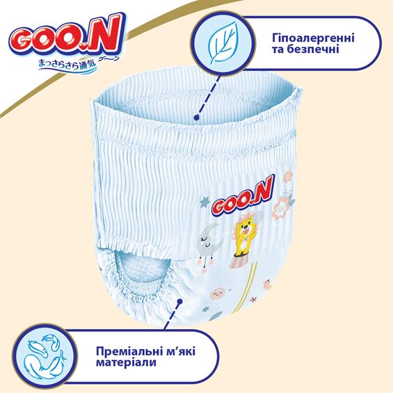 Трусики-підгузки Goo.N Premium Soft для дітей 7-12 кг 3M унісекс 50 шт. (863227) - зображення 5