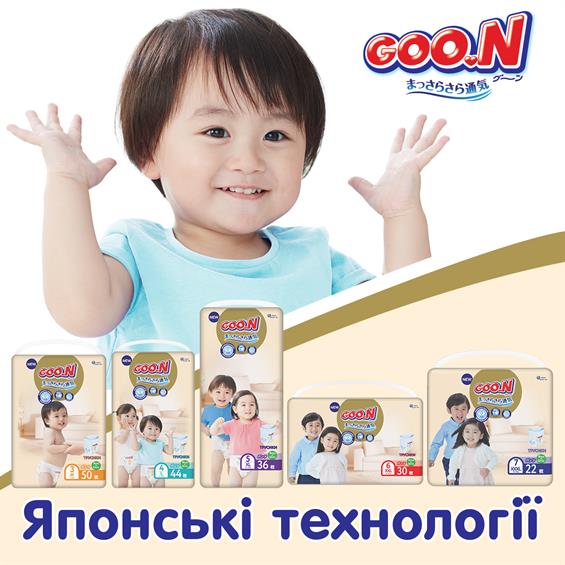 Трусики-підгузки Goo.N Premium Soft для дітей 12-17 кг 5XL унісекс 36 шт. (863229) - зображення 5