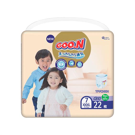 Трусики-підгузки Goo.N Premium Soft для дітей 18-30 кг 3XL унісекс 22 шт. (863231) - зображення 1