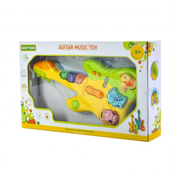 Іграшка Baby Team Гітара на батарейках жовтий (8644-yellow) - зображення 2