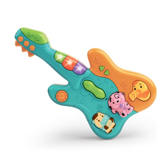 Іграшка Baby Team Гітара на батарейках блакитний (8644-blue) - зображення 1