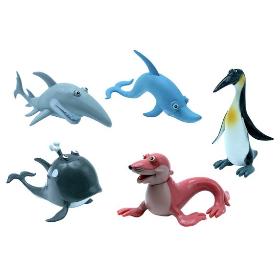 Ігрові фігурки Baby Team Океан 5 штук (8833) - зображення 1