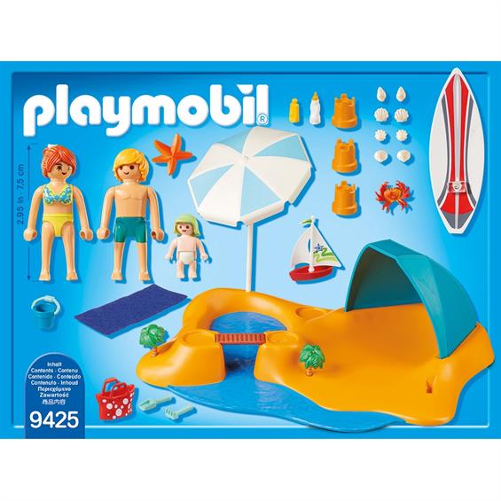 Конструктор Playmobil Пляжний день із сім'єю, 30 деталей (9425) - зображення 3
