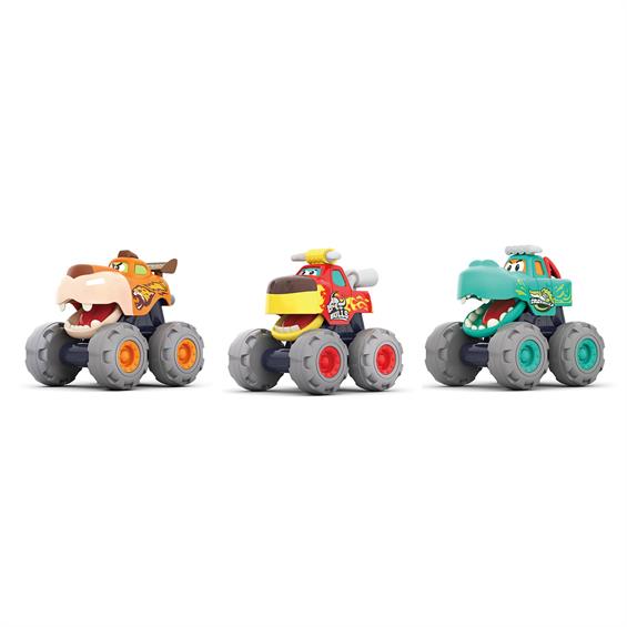 Набір іграшкових машинок Hola Toys Монстр-тракі 3 шт. (A3151) - зображення 3