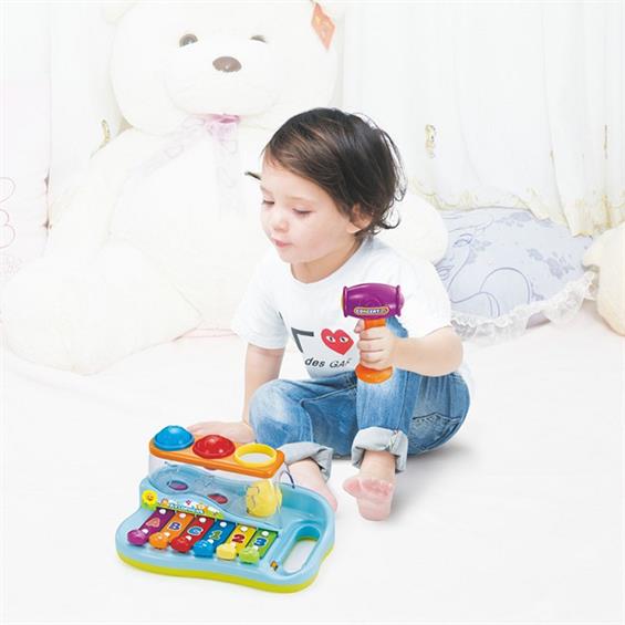 Музична іграшка Hola Toys Ксилофон-стукалка з кульками (A856) - зображення 1