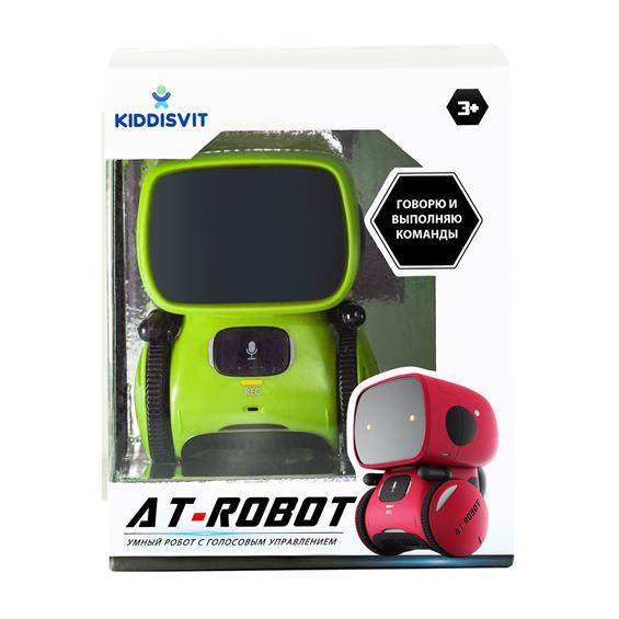 Інтерактивний робот із голосовим управлінням AT-Robot, озвучен російською, зеленый (AT001-02) - зображення 1